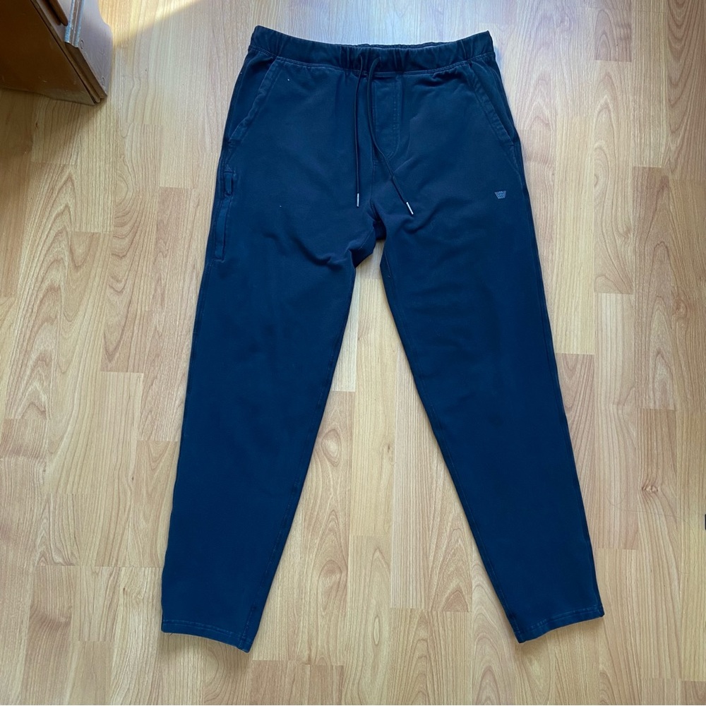 Mack Weldon Men’s Logo Black Sweatpants Size Large